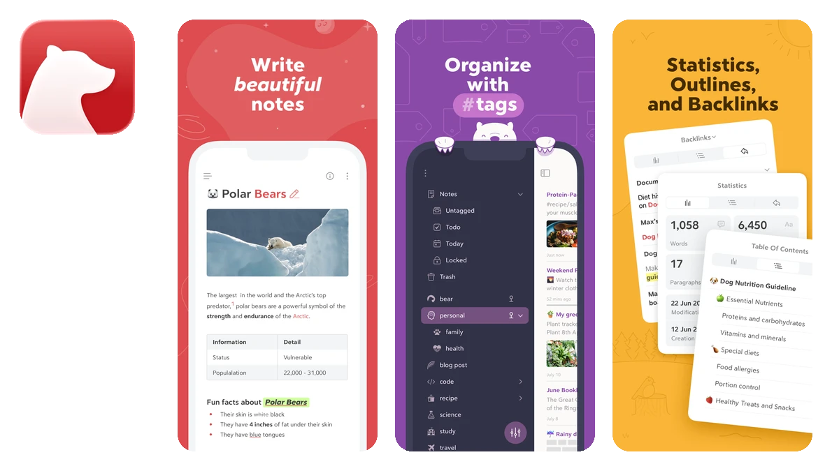 Bear Notes App