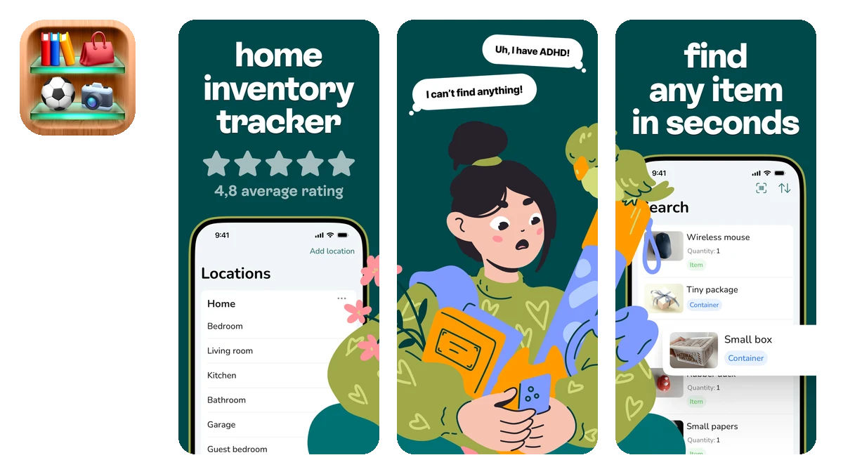 Itemlist Home Inventory App