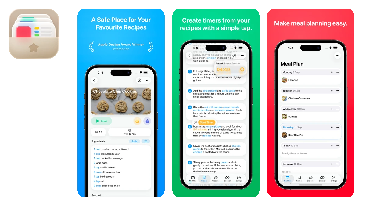 Crouton recipe organizer and meal planner app