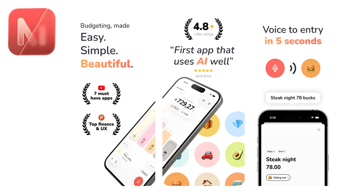 MonAi AI powered expense tracker app