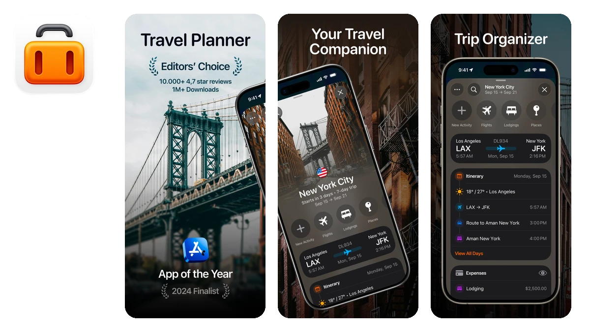 Tripsy travel planner app