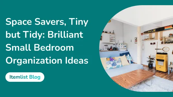 [Space Savers, Tiny but Tidy] Brilliant Small Bedroom Organization Ideas